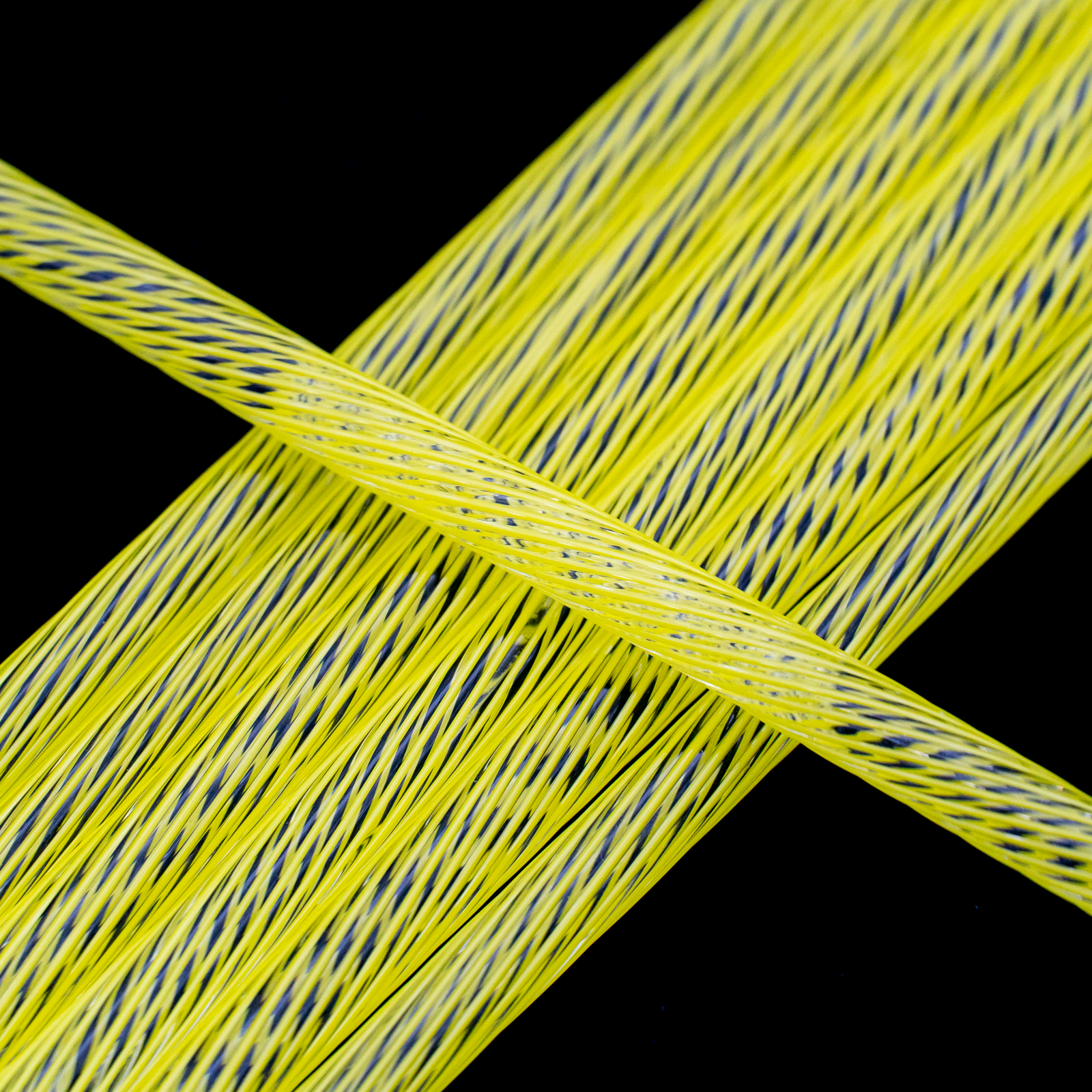 Effetre Yellow Reticello